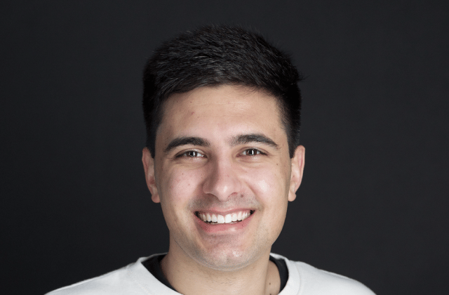 Edwin Dorsey, Bear Cave newsletter founder, headshot against dark background